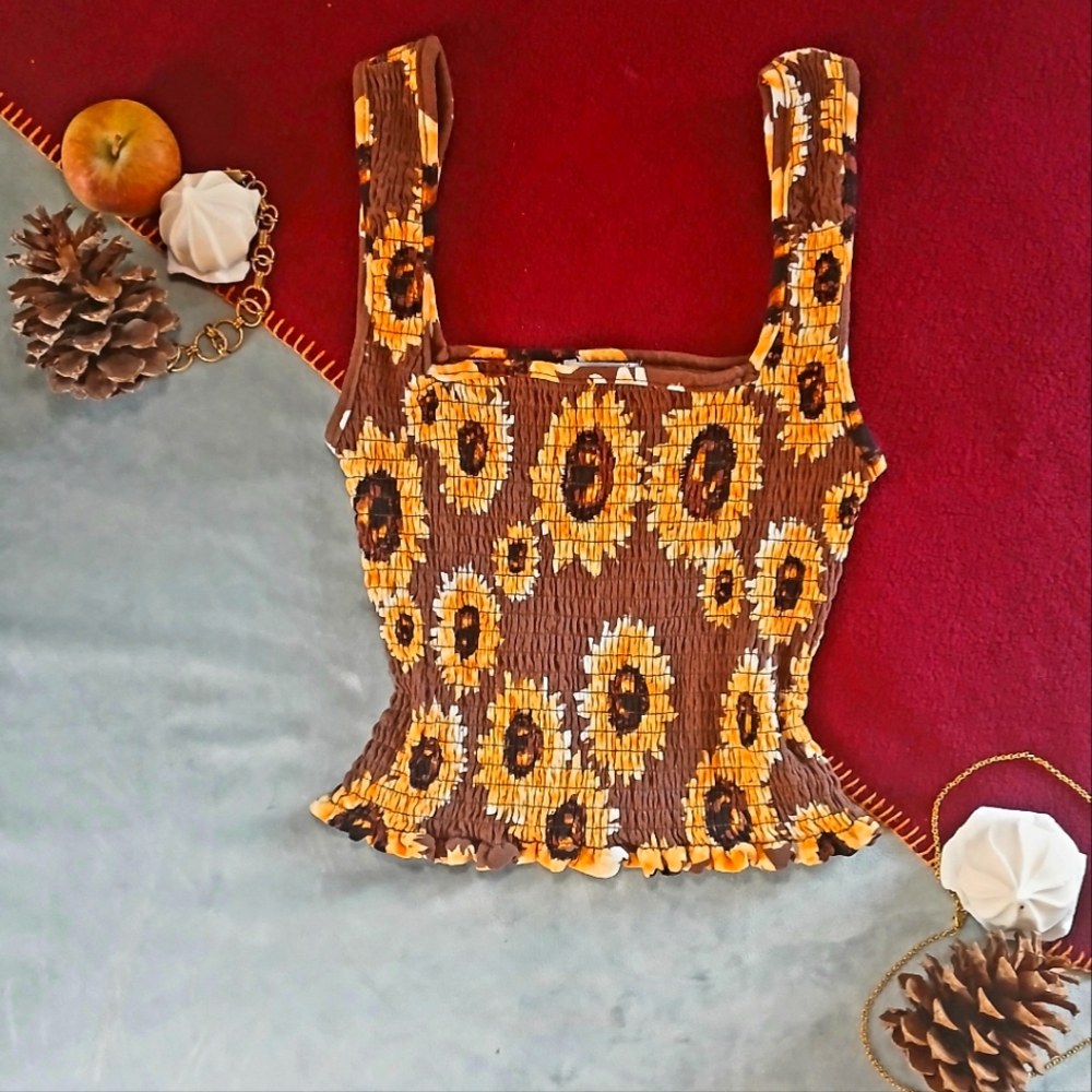 Sunflower top, size xs